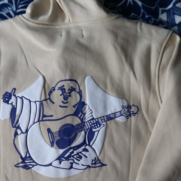 Beige true religion zip up jacket - Picture 2 of 7